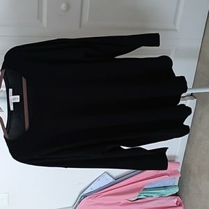 Max Studio 3x tunic sweater black